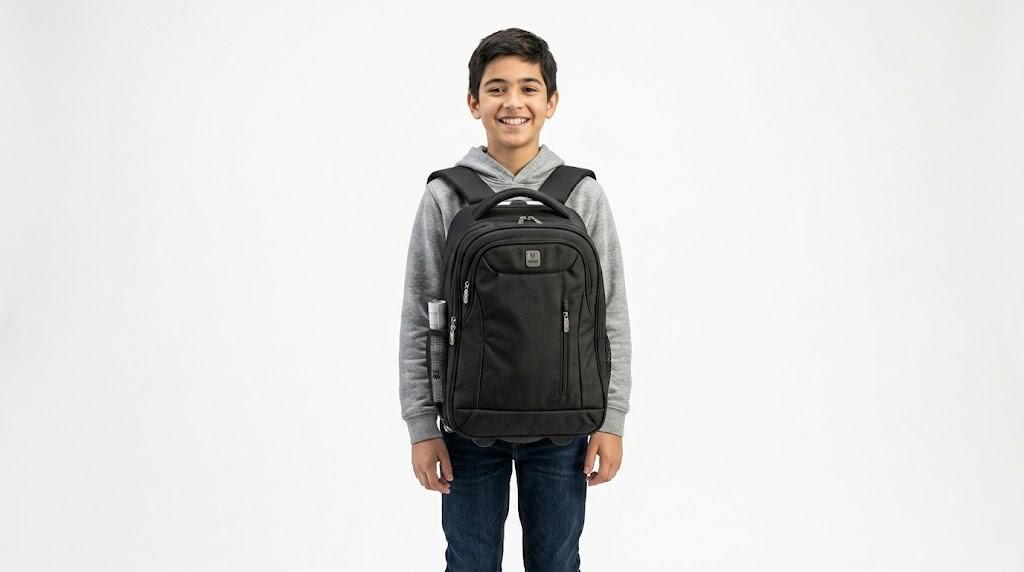 WIRES 20" TROLLEY BACKPACK BLACK MS Department Store Oman