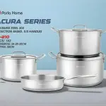 7 Pcs Acura Series Stainless Steel Cookwaresteel MS Department Store Oman
