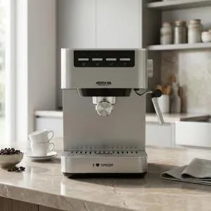 Espresso Machine - Silver MS Department Store Oman