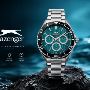 Slazenger Aqua Diver Chronograph Watch MS Department Store Oman