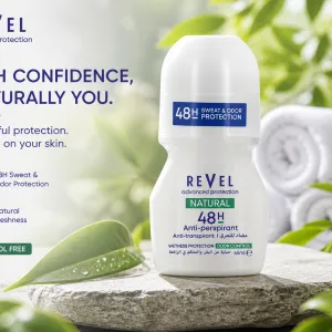 Anti-Perspirant 48H Roll On Deo Natural 65Ml  MS Department Store Oman