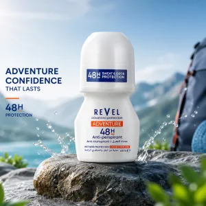 Anti-Perspirant 48H Roll On Deo Adventure 65Ml  MS Department Store Oman