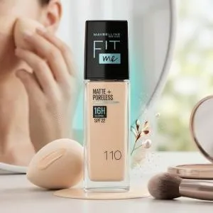 Maybelline Fit Me Foundation Matte Poreless Spf 110 - Lw MS Department Store Oman