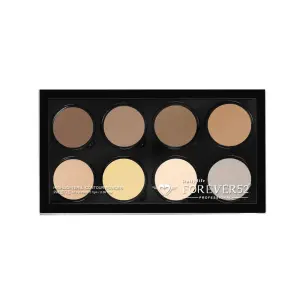 Forever Essential 8 Color Highlighter Contour Powder Palette MS Department Store Oman