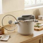 3 Pcs Mega Pro Series Pressure Cooker 7 Litergray MS Department Store Oman