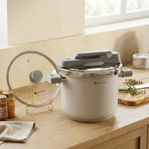 3 Pcs Mega Pro Series Pressure Cooker 7 Litergray MS Department Store Oman