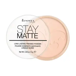 Rimmel London Stay Matte Pressed Powder Shade 002 -14G (Pink Blossom) MS Department Store Oman