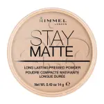 Rimmel London Stay Matte Pressed Powder Shade 005 -14G (Silky Beige) MS Department Store Oman