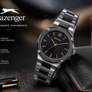 Slazenger Onyx Octagon Steel Watch MS Department Store Oman