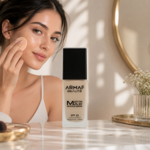 Matte Max High Coverage Foundation Spf 20 - Honey MS Department Store Oman