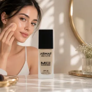 Matte Max High Coverage Foundation Spf 20 - Honey MS Department Store Oman