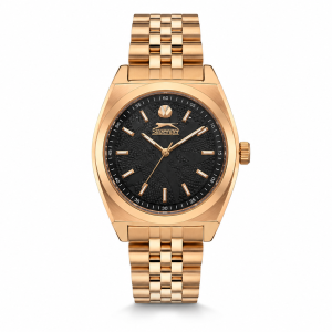 Slazenger Rose Gold Noir Classic Watch MS Department Store Oman