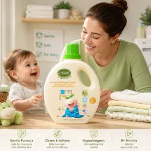 Enfant Baby Fabric Wash With Softener-1000Ml MS Department Store Oman