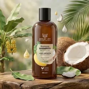 Ashley Joy Shampoo Banana-400 Ml MS Department Store Oman