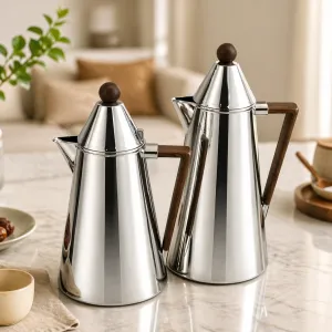 REGAL0.5Ltr. + 1.0Ltr. V-Flask Set [Silver + Dark
Wooden] MS Department Store Oman