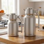 REGAL 1.0 + 1.3Ltr. D W S/S Vacuum Jug Set[MattSilver] MS Department Store Oman