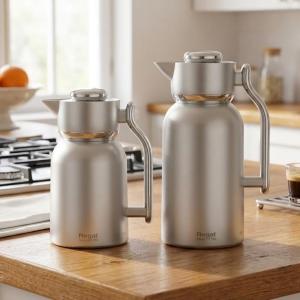 REGAL 1.0 + 1.3Ltr. D W S/S Vacuum Jug Set[MattSilver] MS Department Store Oman
