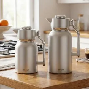 REGAL 1.0 + 1.3Ltr. D W S/S Vacuum Jug Set[MattSilver] MS Department Store Oman