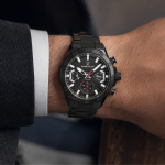 Daniel Klein Men'S Exclusive Black Stainless Steel Multifunction Analog Wrist Watch MS Department Store Oman