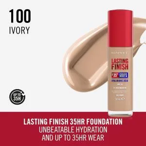 Rimmel Lasting Finish Foundation  100 -(Ivory) MS Department Store Oman