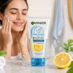 Skinactive Fast Clear 3-In-1 Face Wash With Salicylic Acid And Vitamin C-150Ml MS Department Store Oman