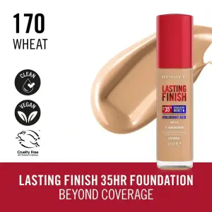 Rimmel Lasting Finish Foundation  170 -(Wheat) MS Department Store Oman