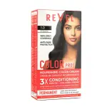 Color Pro  With Ammonia Permanent Hair Color Cream Kit Jet Black  1.0  MS Department Store Oman