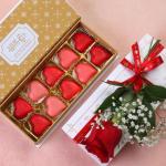 Heart-Shaped Chocolate Box 10 Pieces MS Department Store Oman