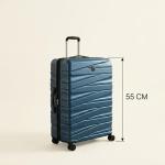 Delsey Trolley Tiphanie Nest 55 Blu MS Department Store Oman