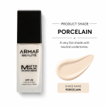Matte Max High Coverage Foundation Spf 20 -  Porcelain MS Department Store Oman