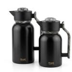 REGAL 1.0 + 1.3Ltr. D W S/S Vacuum Jug Set [Jet Black + Grey] MS Department Store Oman