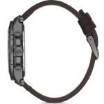 Daniel Klein Exclusive Men'S Chronograph Analog Watch – Gunmetal Stainless Steel Case With Brown Leather Strap MS Department Store Oman