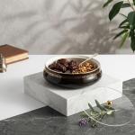 Large Date Bowl From Naqsh - Black + Gold MS Department Store Oman