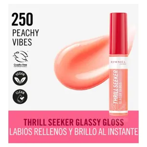Rimmel Thrill Seeker Glassy Glossi  250 -(Peachy Vides) MS Department Store Oman