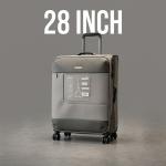 Pierre Cardin Airlite 3 Pcs Soft Trolley 28"Lt Gry MS Department Store Oman