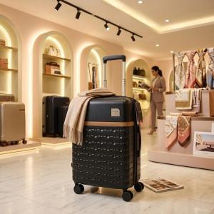 Pierre Cardin Styria Bayer Pc Trolley S   20" Black MS Department Store Oman