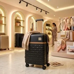 Pierre Cardin Styria Bayer Pc Trolley S   26" Black MS Department Store Oman