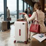 Pierre Cardin Nagga Brand Pp Trolley S   25 White MS Department Store Oman
