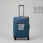 Pierre Cardin Soft Mergury 4W Trolley S   20"Blue MS Department Store Oman