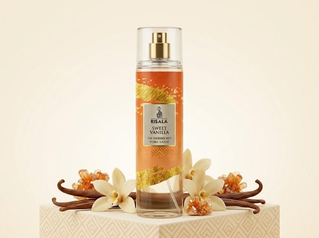 Risala Sweet Vanilla Body Mist 250Ml MS Department Store Oman