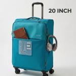 Pierre Cardin Soft Mergury 4W Trolley S   20"Teal MS Department Store Oman