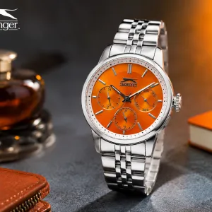 Slazenger Sunset Orange Multi-Function Watch MS Department Store Oman
