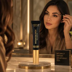 Armaf Beaute Enchanting Brow Fiber Eyebrow Gel - Brown MS Department Store Oman