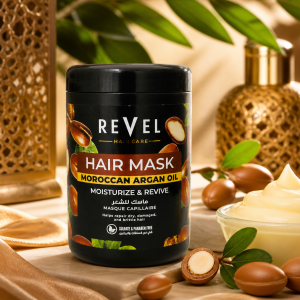 Hair Mask Moroccan Argan Oil Moisturize & Revive  – 1000Ml  MS Department Store Oman