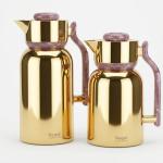 REGAL 1.0 + 1.3Ltr. D W S/S Vacuum Jug Set [ML Coffee + D Wooden] MS Department Store Oman