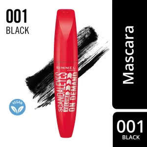 Rimmel London Scandaleyes Volume On Demand Mascara, 001 Black, 12 Ml MS Department Store Oman