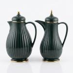 REGAL0.35 & 0.6Ltr. Vacuum Flask Set - Dark Green
with Golden MS Department Store Oman
