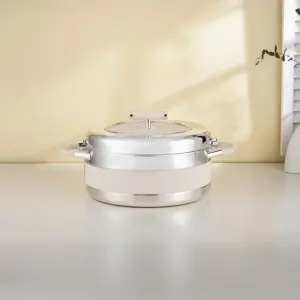 AL FURSAN  5.5 L HOT POT SILVER & WHITE MS Department Store Oman