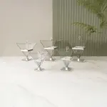 AL FURSAN  23CM DATE BOWL SILVER & WHITE MS Department Store Oman