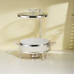 AL FURSAN 3.5L FOOD WARMER SILVER & WHITE MS Department Store Oman